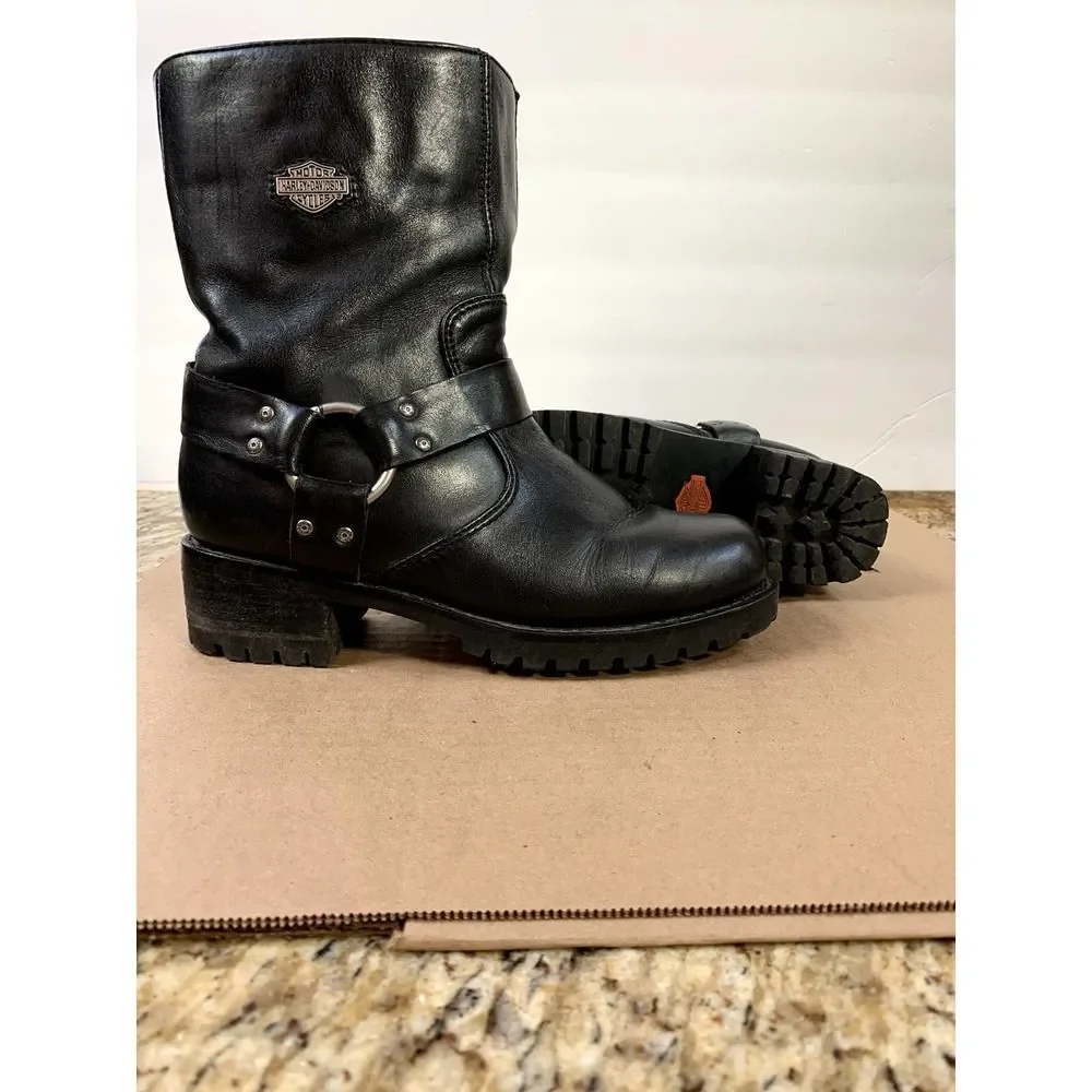 Harley DavisonWomen's HOWELL waterproof motorcycle riding boots size 6.5